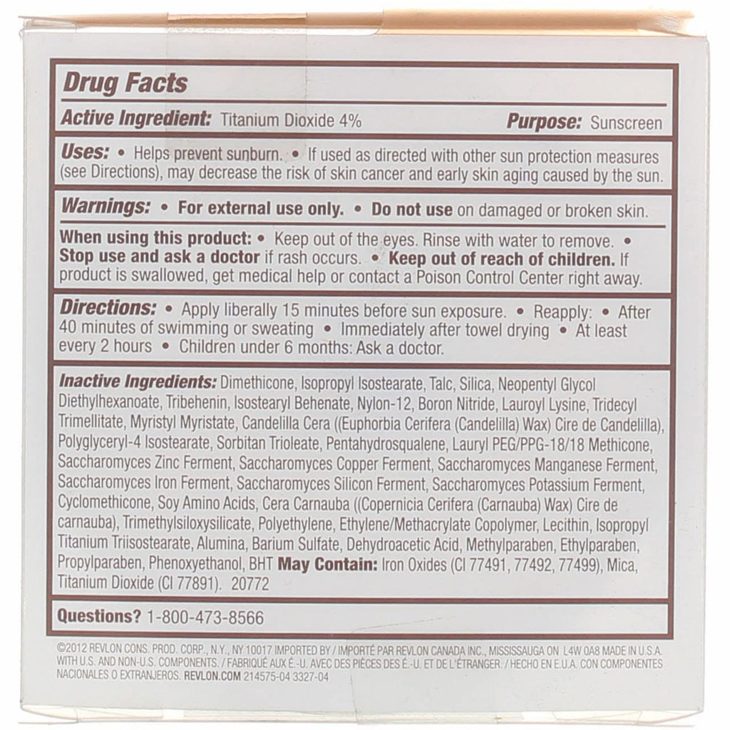 Natural Beige Compact Makeup SPF 15 0.35 oz O801