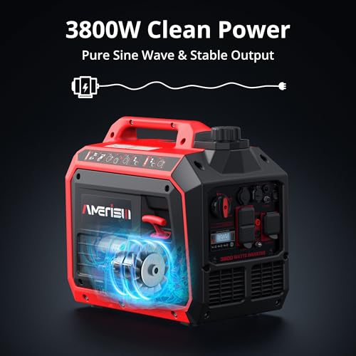 2500-Watt Gas Powered Portable Inverter Generator with CO Sensor C8178