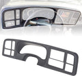 Full Size Double DIN Truck Dash Kit ABS Plastic Matte Black V148