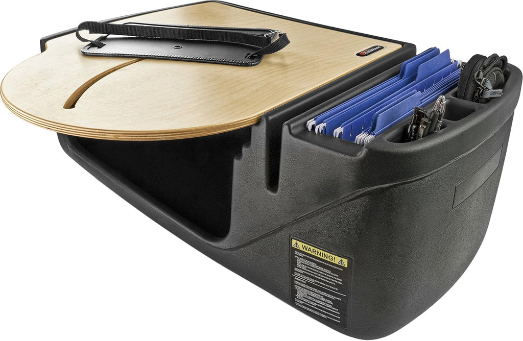 Car Desk with Power Inverter, Phone Mount and Printer Stand D35584