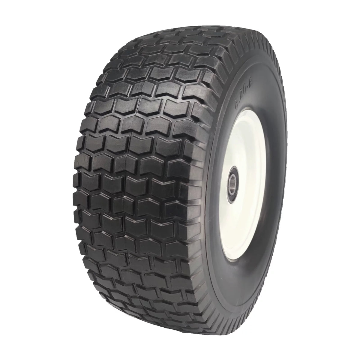 Flat Free Lawn Mower Tires 15x6.00-6 with Bearings T2315
