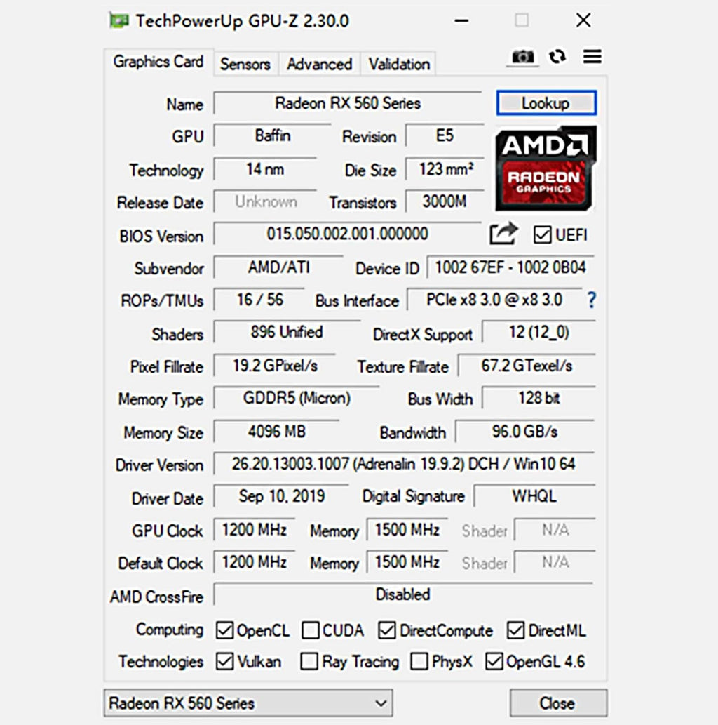 4GB GDDR5 128 Bit Dual Fans PCI Express Graphics Card F964848