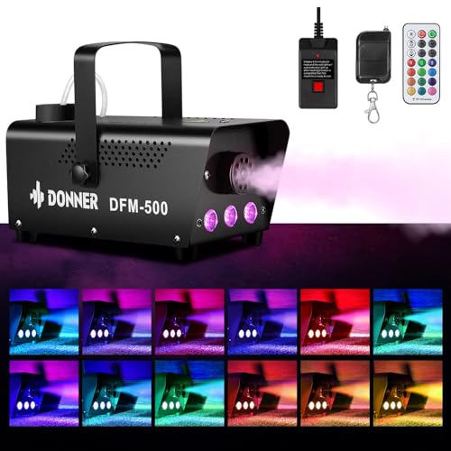 500W 2000CFM Fog Machine with RGB LED Light B519