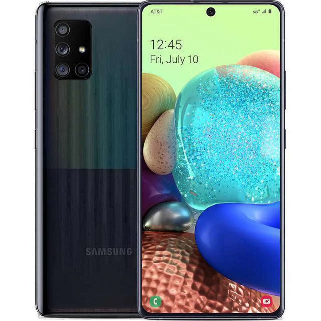 Refurbished Samsung Galaxy A71 5G 6.7" 128GB 8GB RAM Prism Cube Black Smartphone P4410