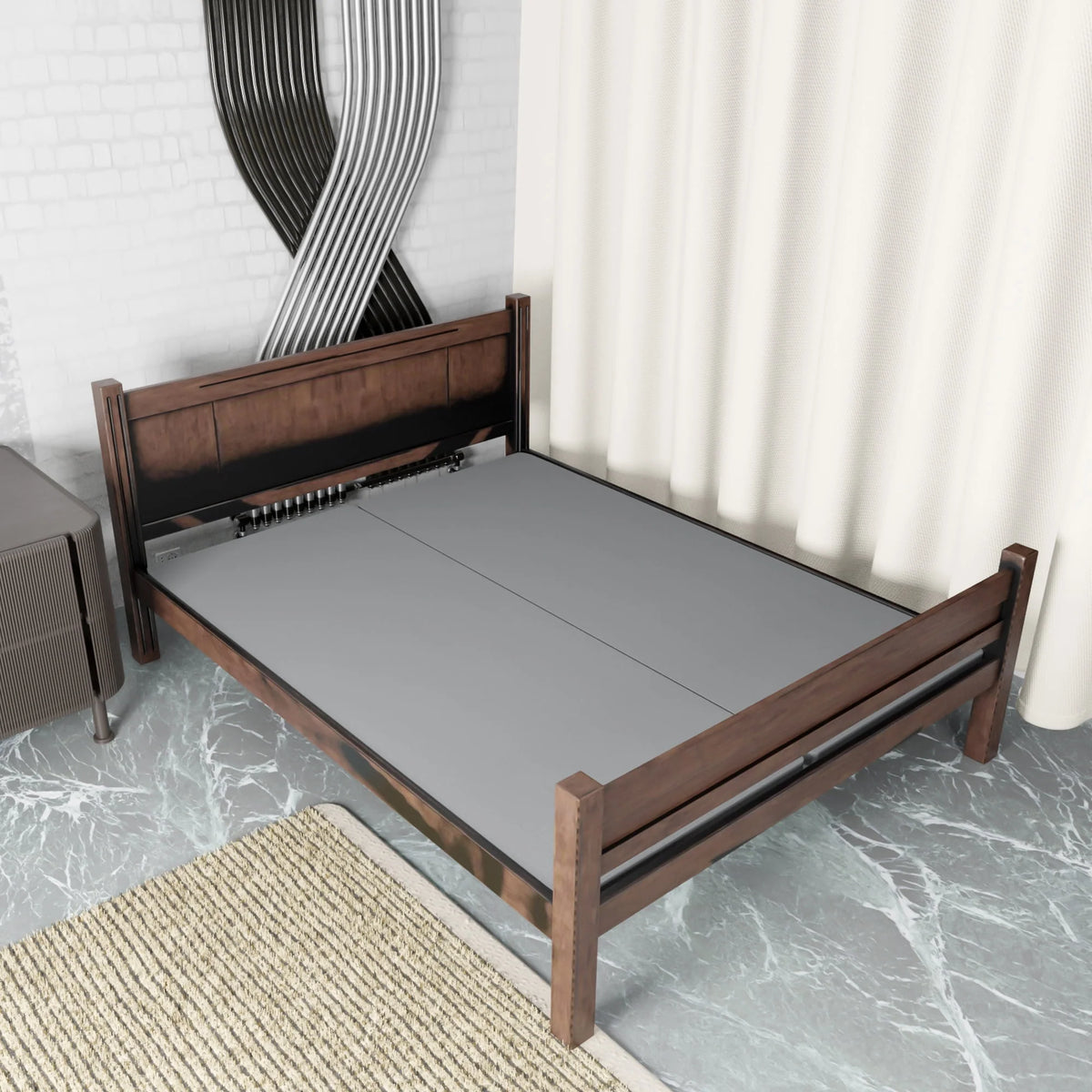1.5 Split Wood Bunkie Board King T366