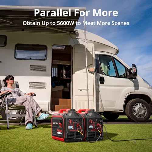 2500-Watt Gas Powered Portable Inverter Generator with CO Sensor C8178