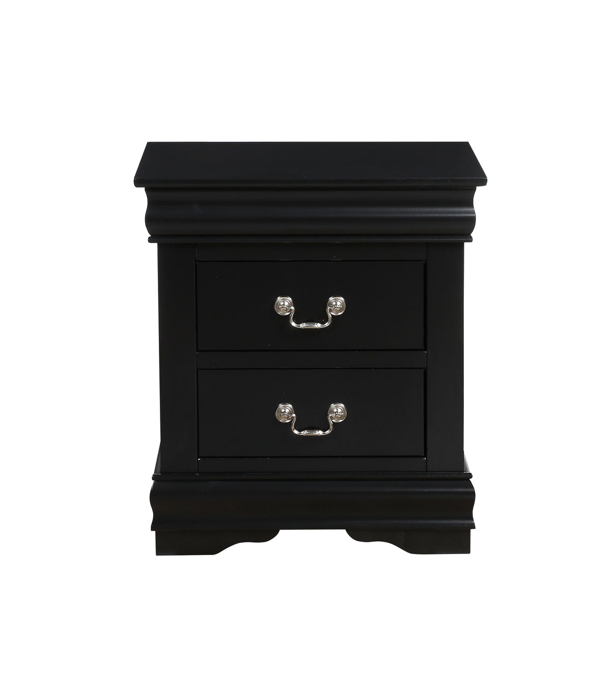 Vintage Wood Nightstand with Drawers B543172