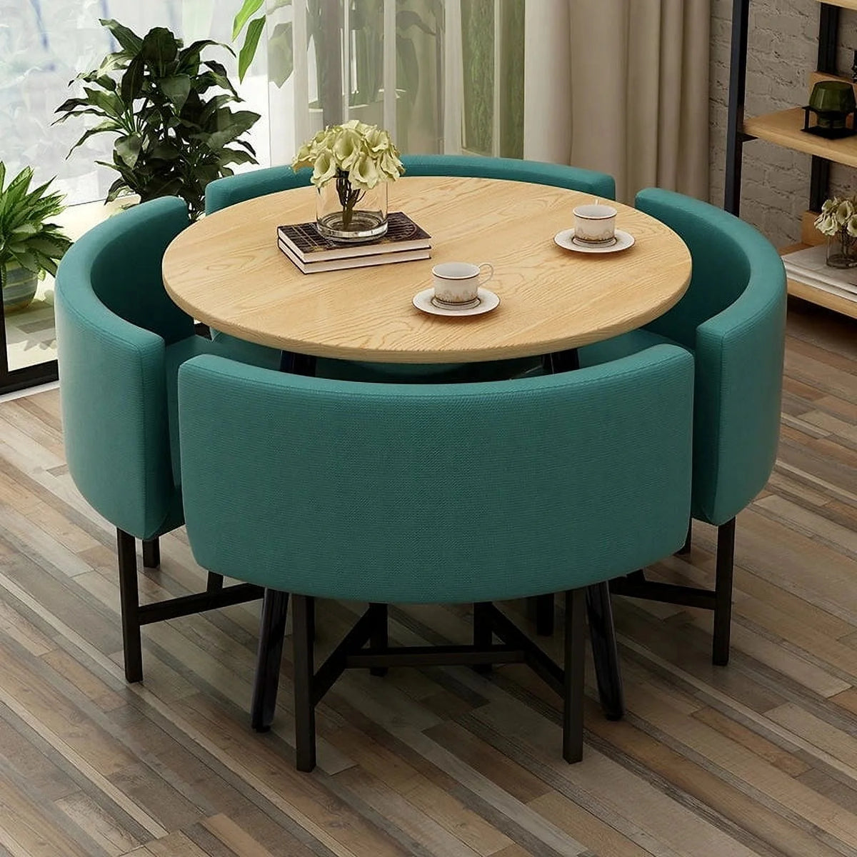 Dining Table Set 4 Chairs Z17427
