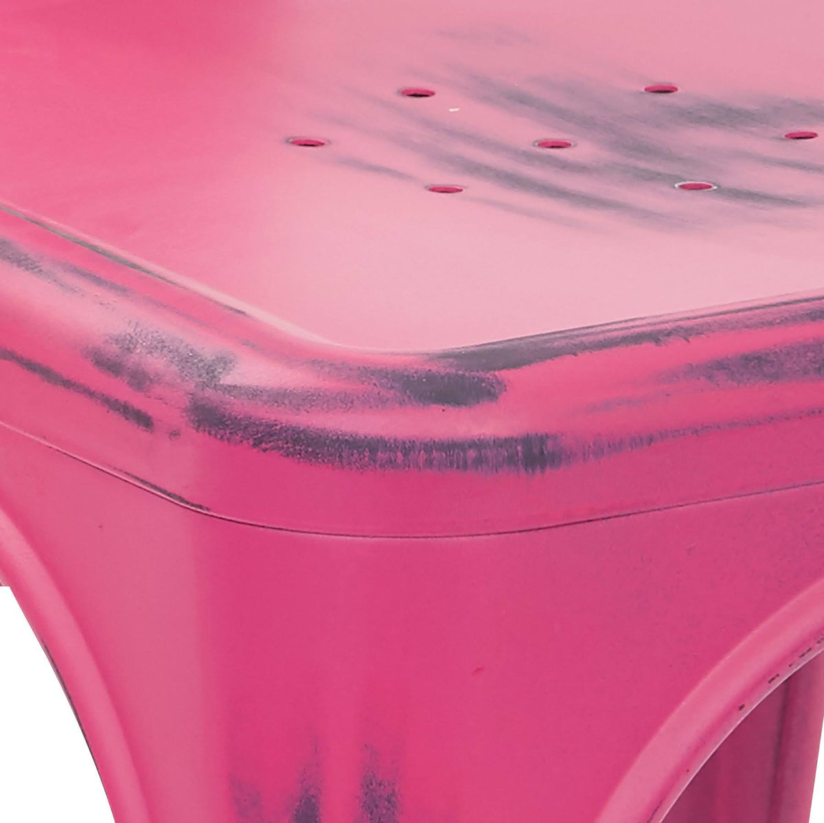 Antique Pink Metal Barstool 2-Pack R128
