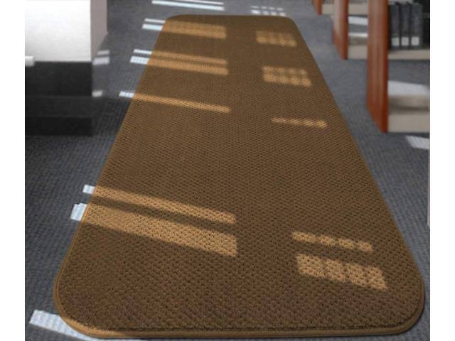 Bronze Gold 8 ft. x 48 in. Skid-Resistant Carpet Runner B4651