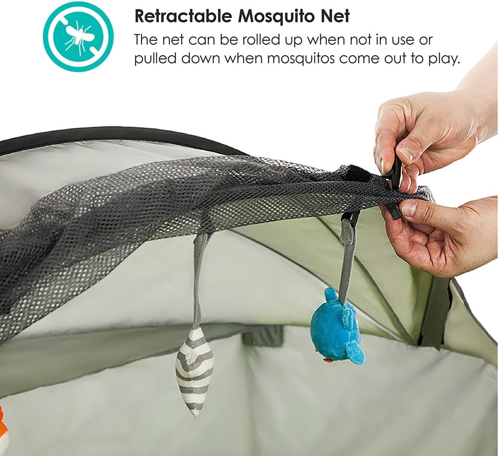 2-in-1 Travel & Play Tent with UV Protection E6642