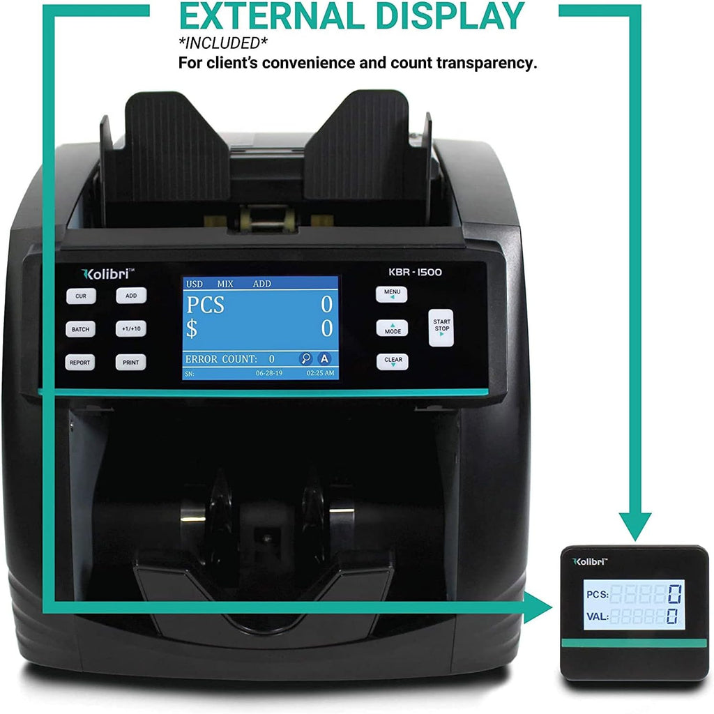Mixed Denomination Money Counter Machine with Counterfeit Detection S604