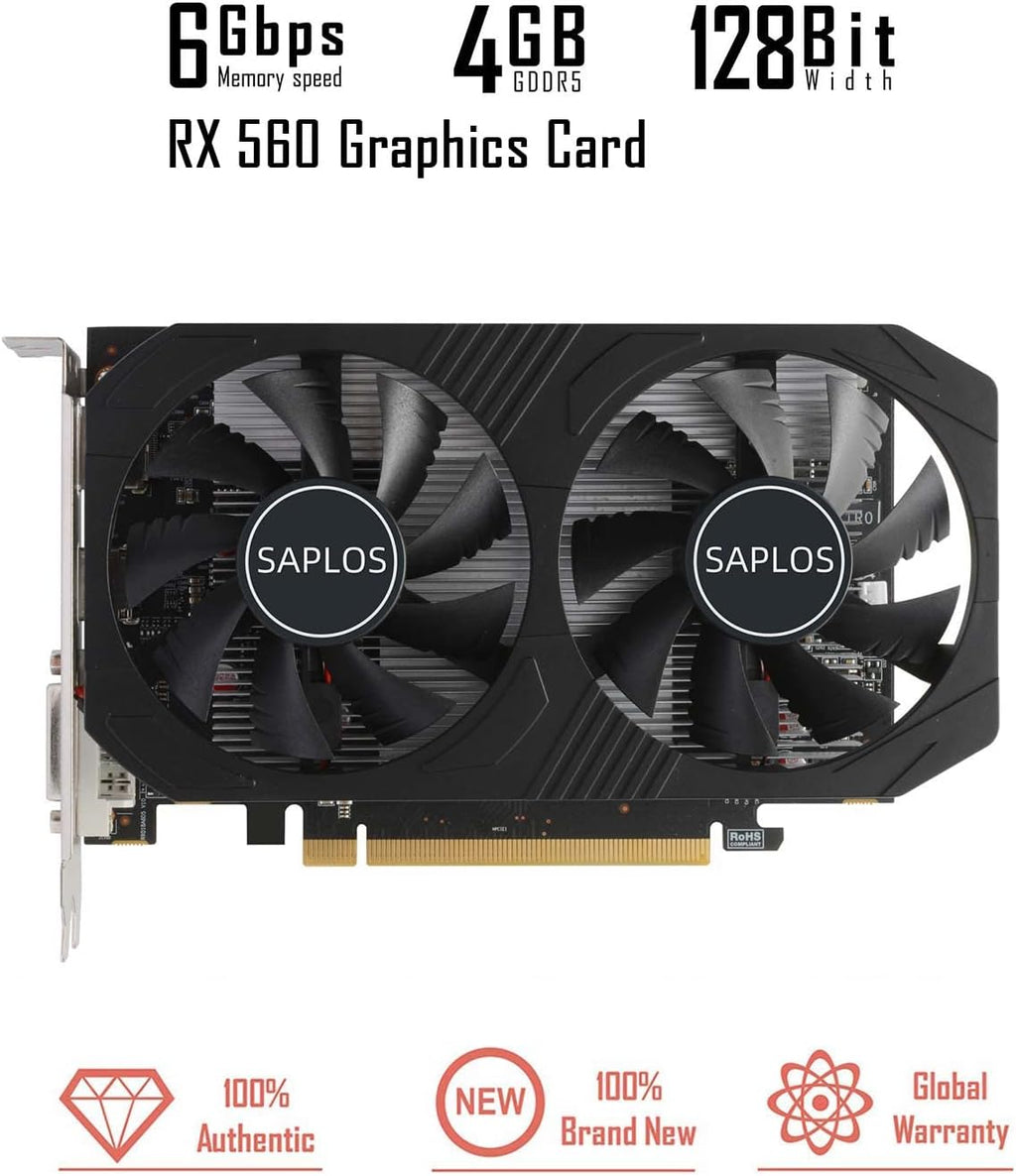 4GB GDDR5 128 Bit Dual Fans PCI Express Graphics Card F964848