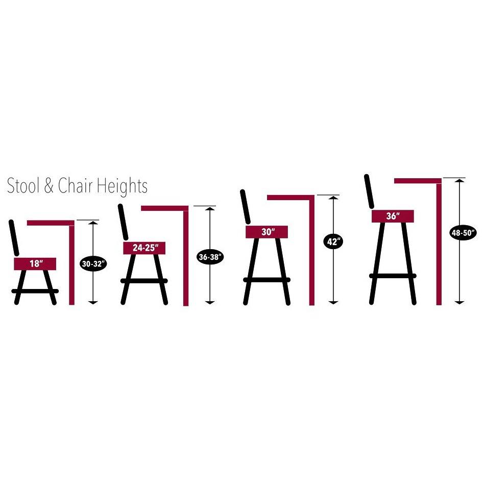 Black Swivel Bar Stool with Ladder Style Back D182185