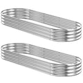 2 Pcs 9 x 3 x 1 FT Galvanized Steel Raised Garden Bed N8774