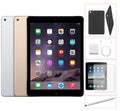 Apple iPad Air 2 64GB Silver WiFi + 4G Unlocked Bundle with Case, Charger, Tempered Glass & Stylus Pen C5642