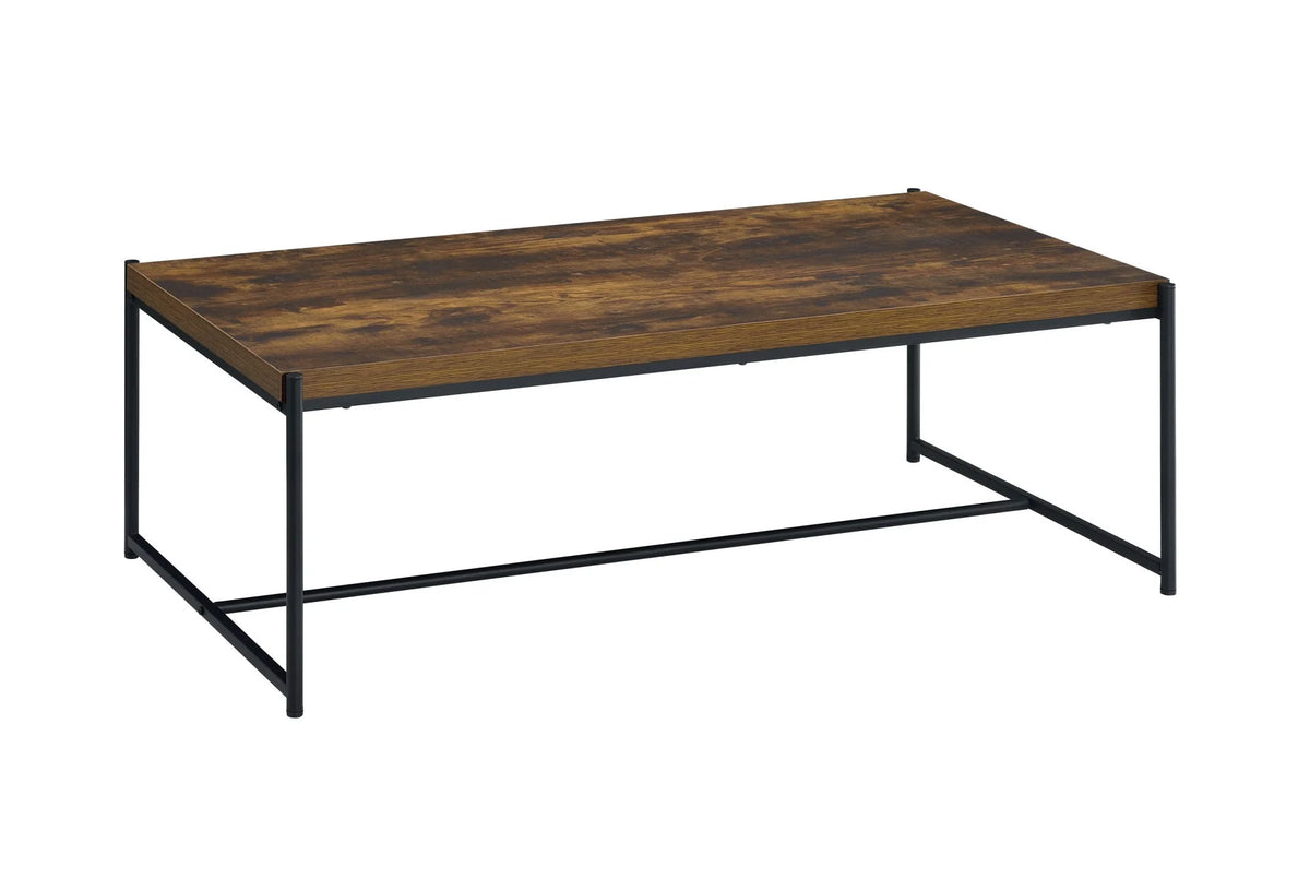 3 Piece Brown Engineered Wood Coffee and End Table Set S692280