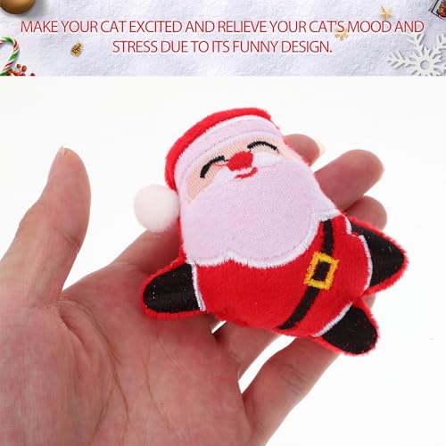 6pcs Christmas Catnip Plush Cat Chew Toy C981914
