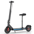 Electric Scooter Foldable 25 Miles Range 20 mph Silver Z857