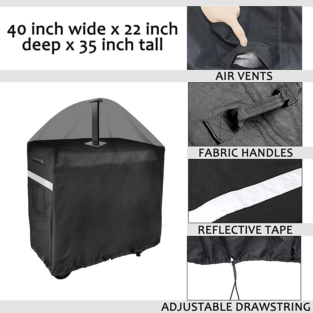 Grill Cover for Camp Chef FTG600 Flat Top Grill and 4-Burner Griddle L6316