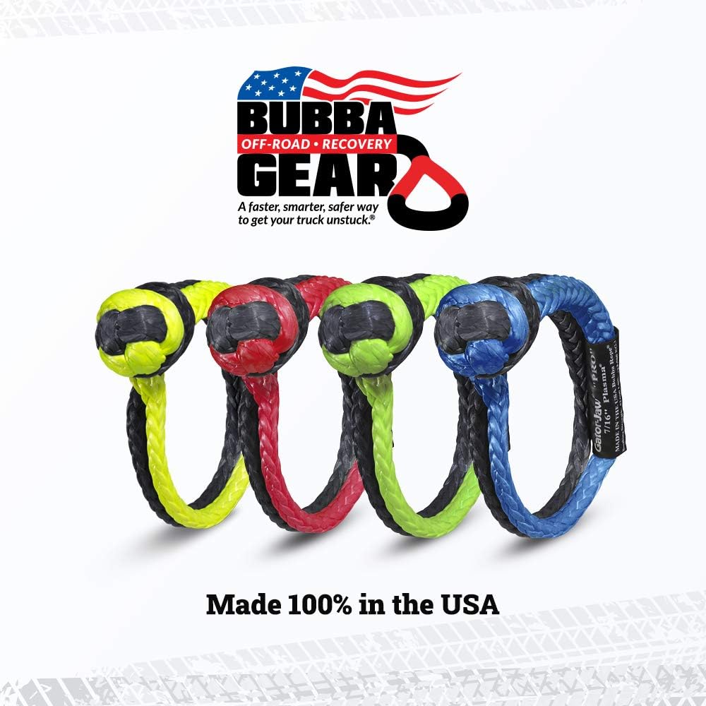 Green Pack of 2 Synthetic Tow Shackle A5655
