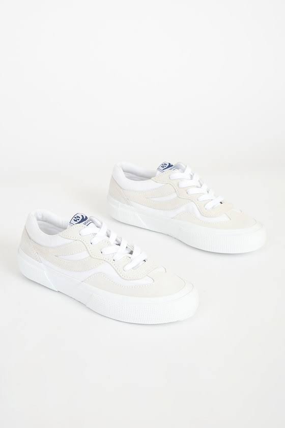 White Multi Colorblock Sneakers F1749