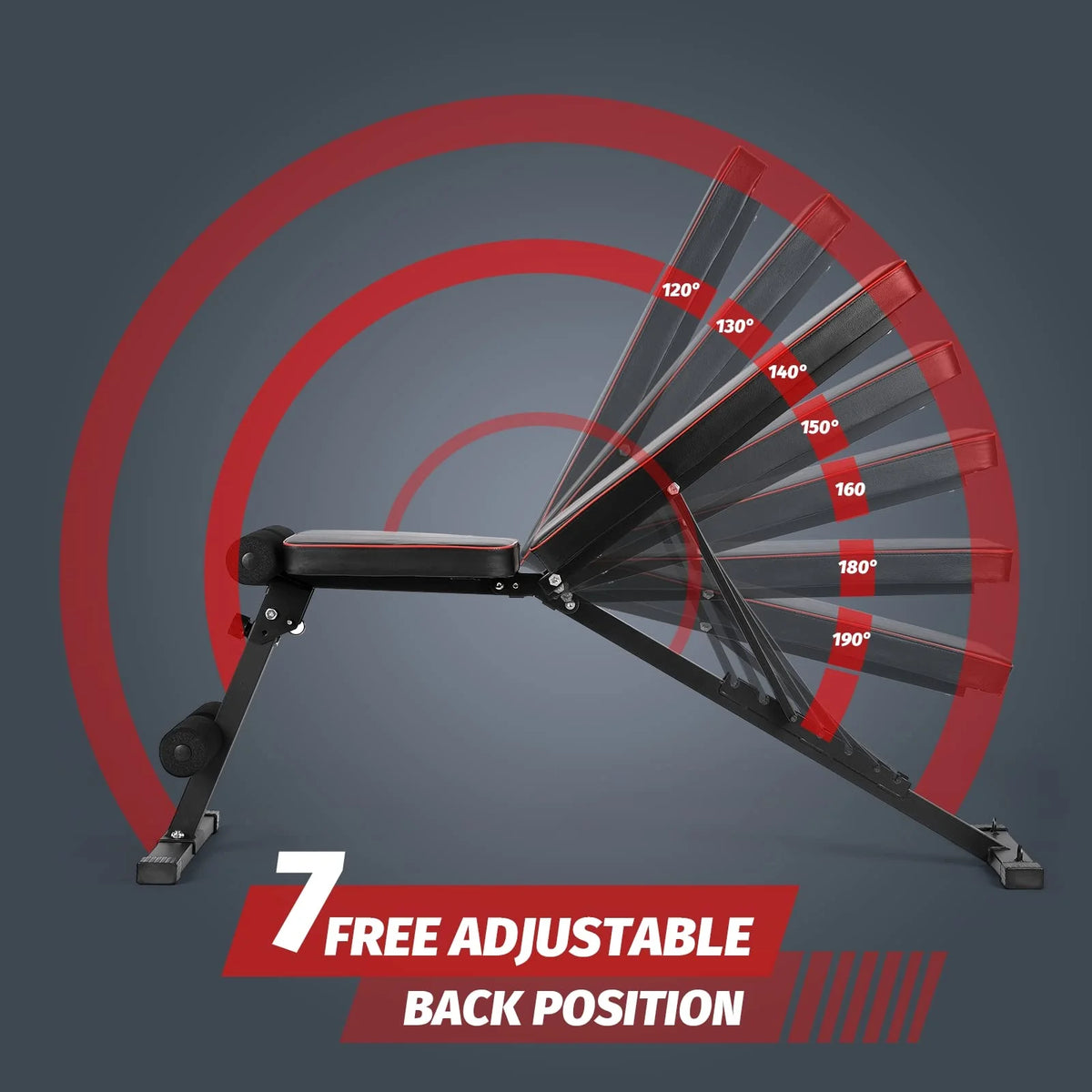 Adjustable Incline Decline Foldable Weight Bench A403