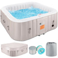 73 Inch 4-6 Person Inflatable Hot Tub Spa with 130 Jets K321