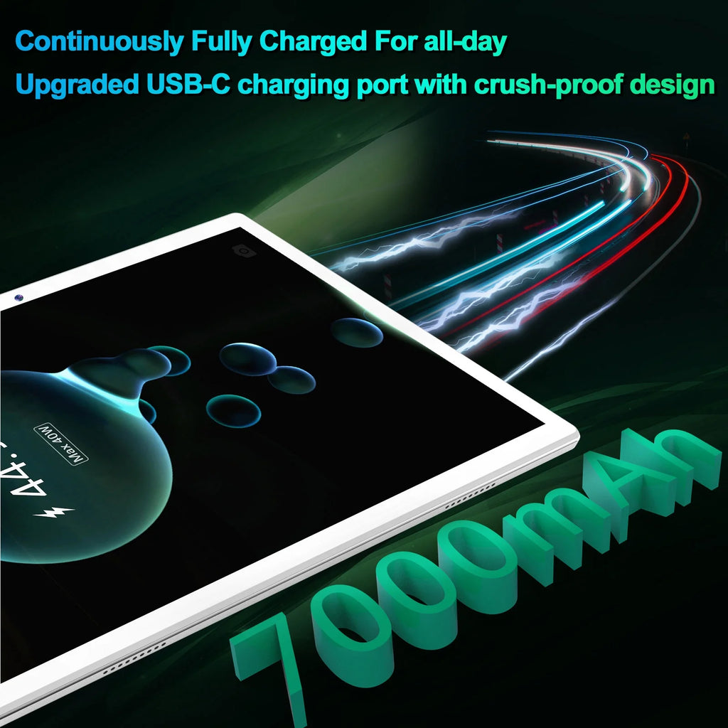 10 Inch Android 13.0 Tablet, 128GB ROM+16GB RAM, Octa-Core, FHD Display U40834