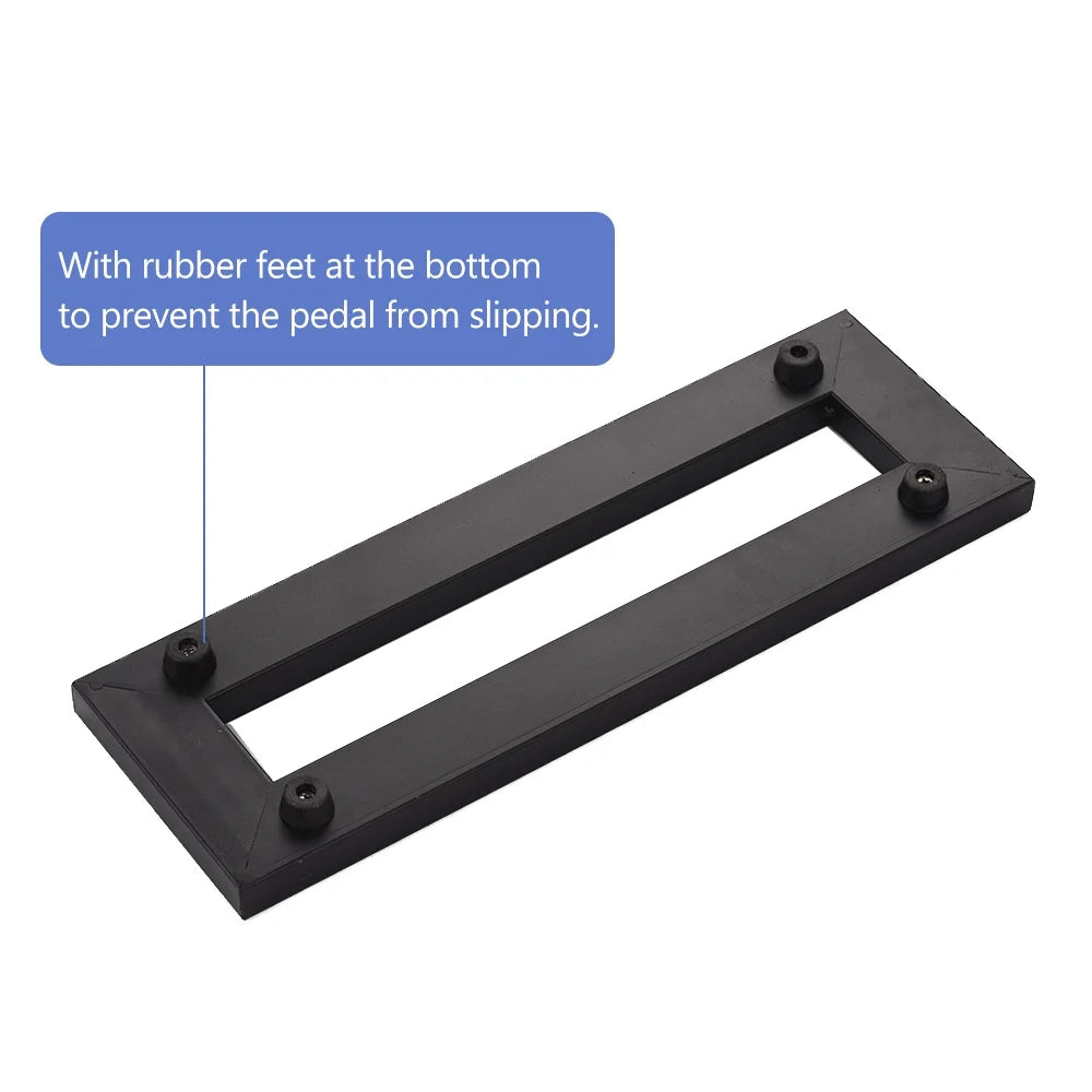Guitar Effect Pedal Board Holder with Fastening Tapes Cable Tie Patch R239485