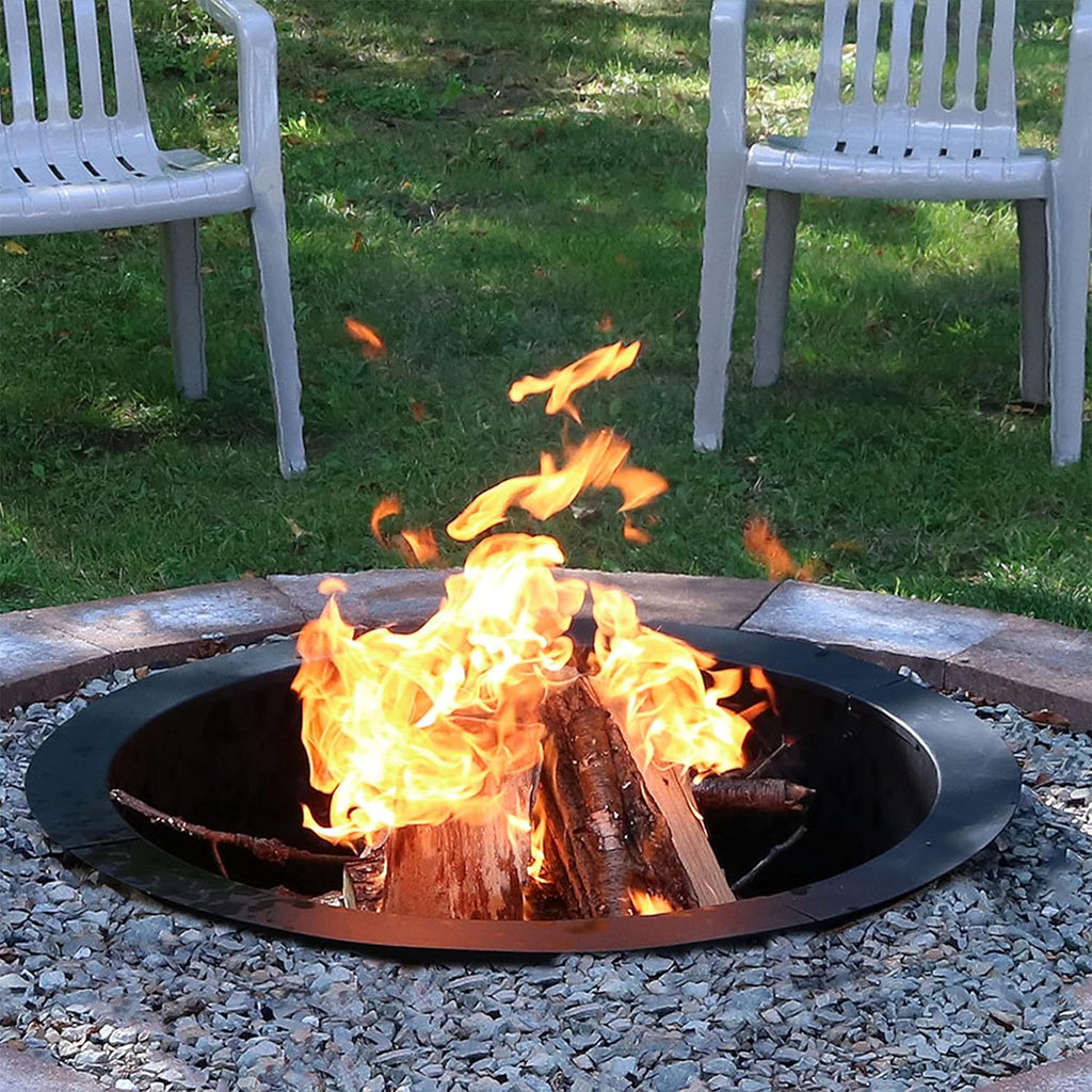 33 Inch Outside x 27 Inch Inside Durable Steel Fire Pit Ring K478