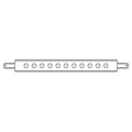 Blue Drawbar Cat 1 Y7856