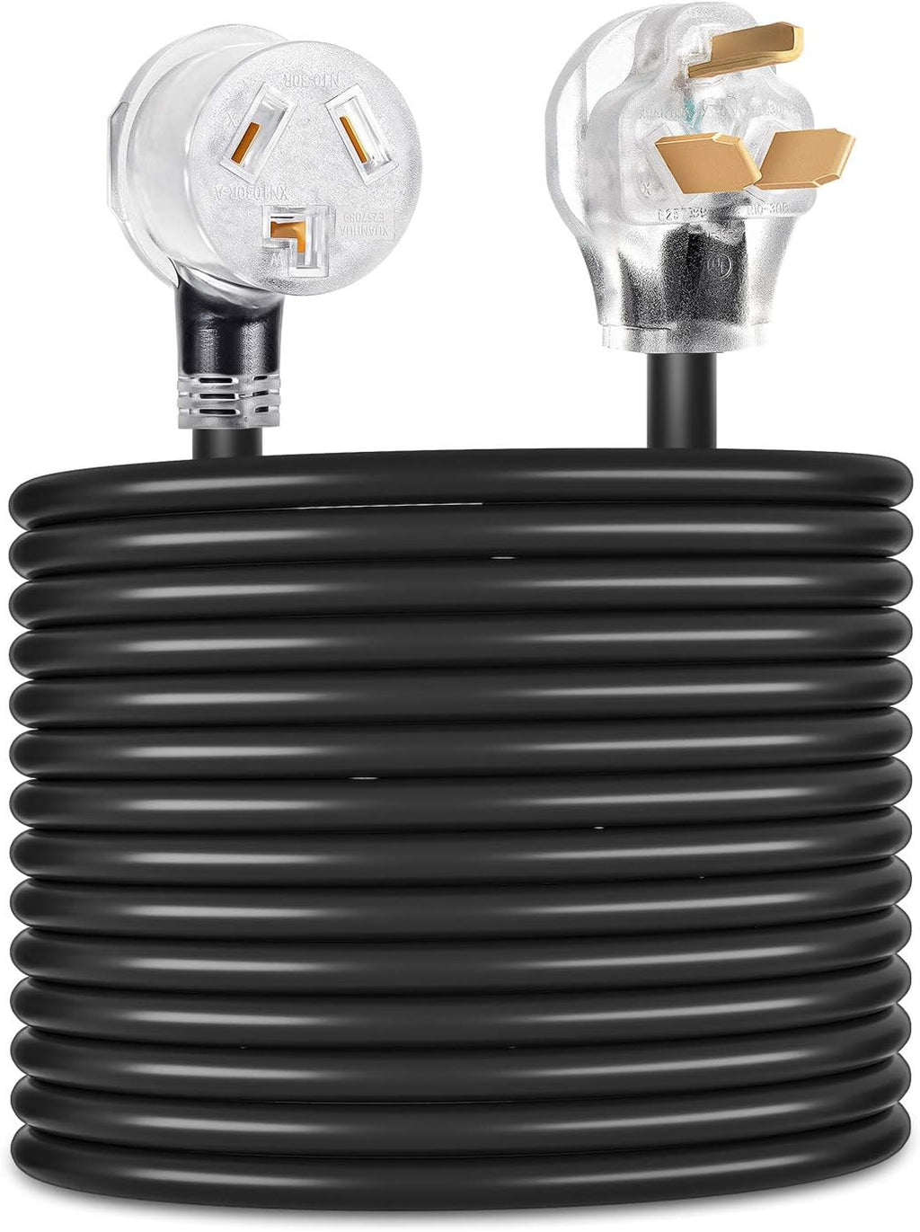 30 Amp Dryer Extension Cord 3 Prong 25 Feet Pack of 2 F94184