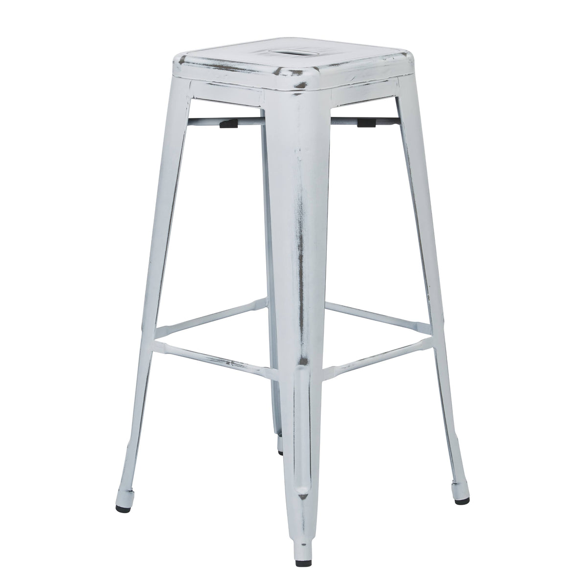 Antique Pink Metal Barstool 2-Pack R128
