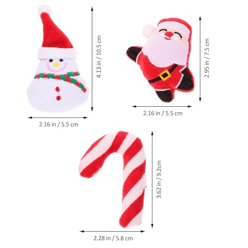 6pcs Christmas Catnip Plush Cat Chew Toy C981914