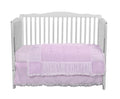3 Piece Crib Bedding Set Lavender R192755