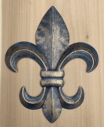 10" Metal Fleur De Lis Wall Plaque (Black) S639207