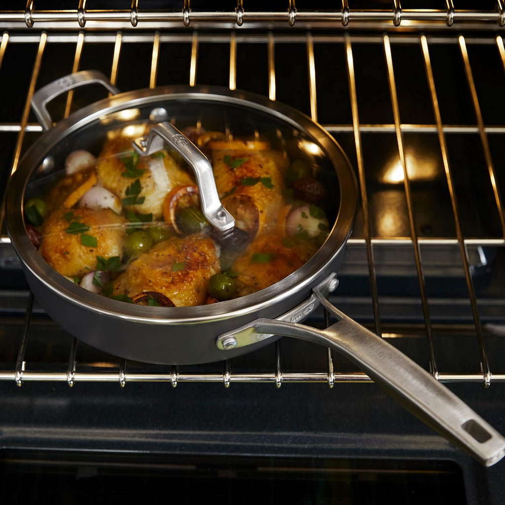 12-Inch Hard-Anodized Nonstick Frying Pan with Lid K945133