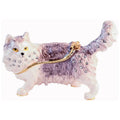 White Cat Gold Plating Trinket Box R548606