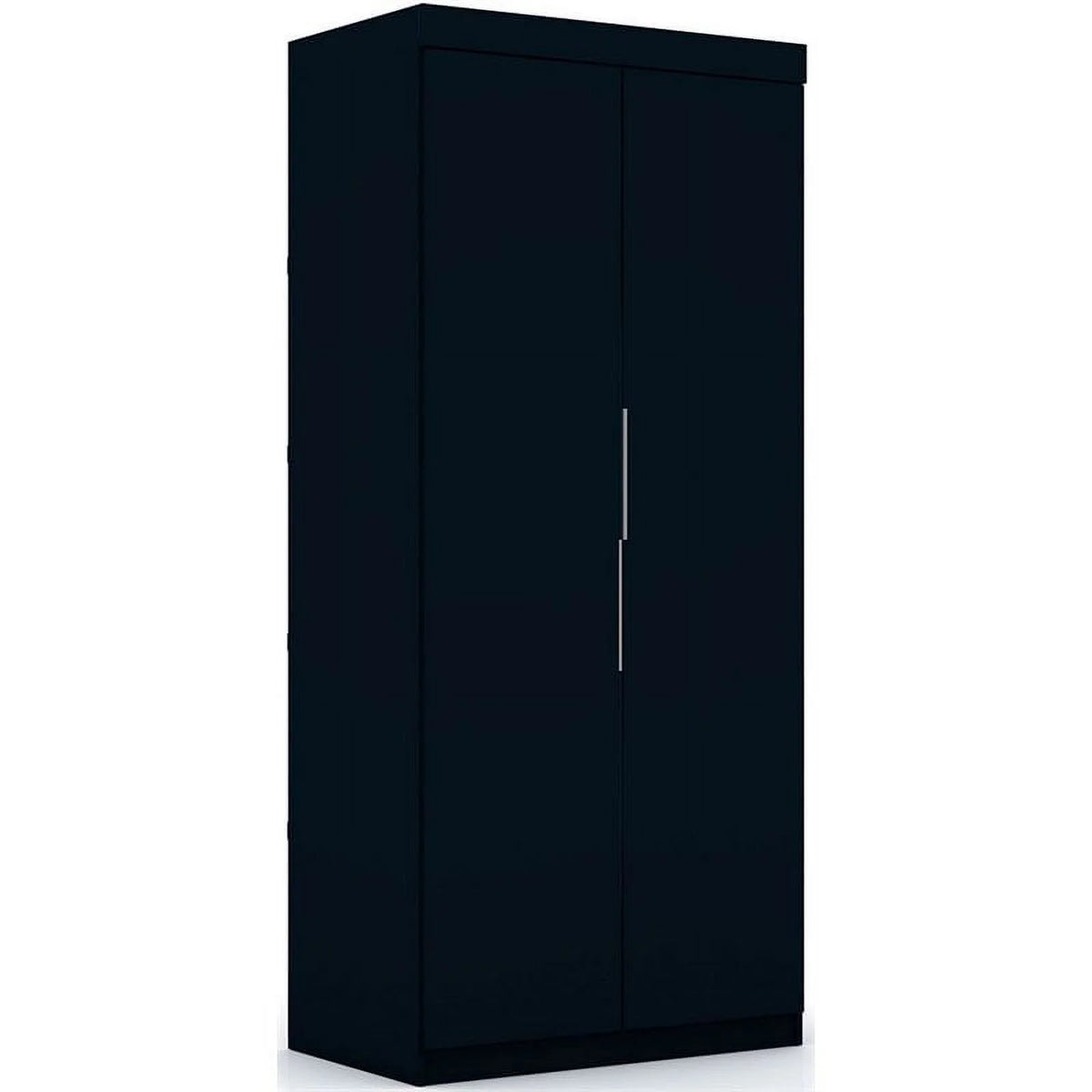 Blue Wood Sectional Corner Wardrobe Closet L675