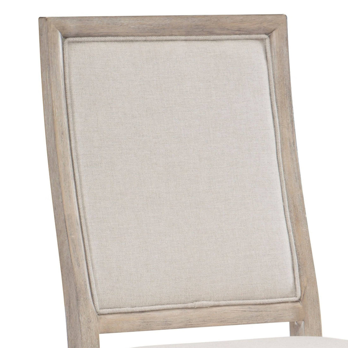 Gray and Brown Wooden Side Chair Set of 2 P53930