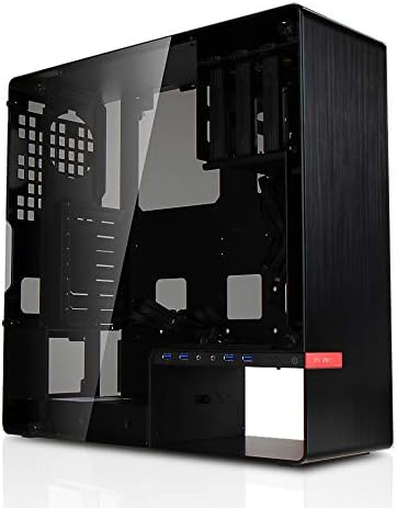 Tempered Glass Mini-ITX Tower Computer Case (901 Black) I9395