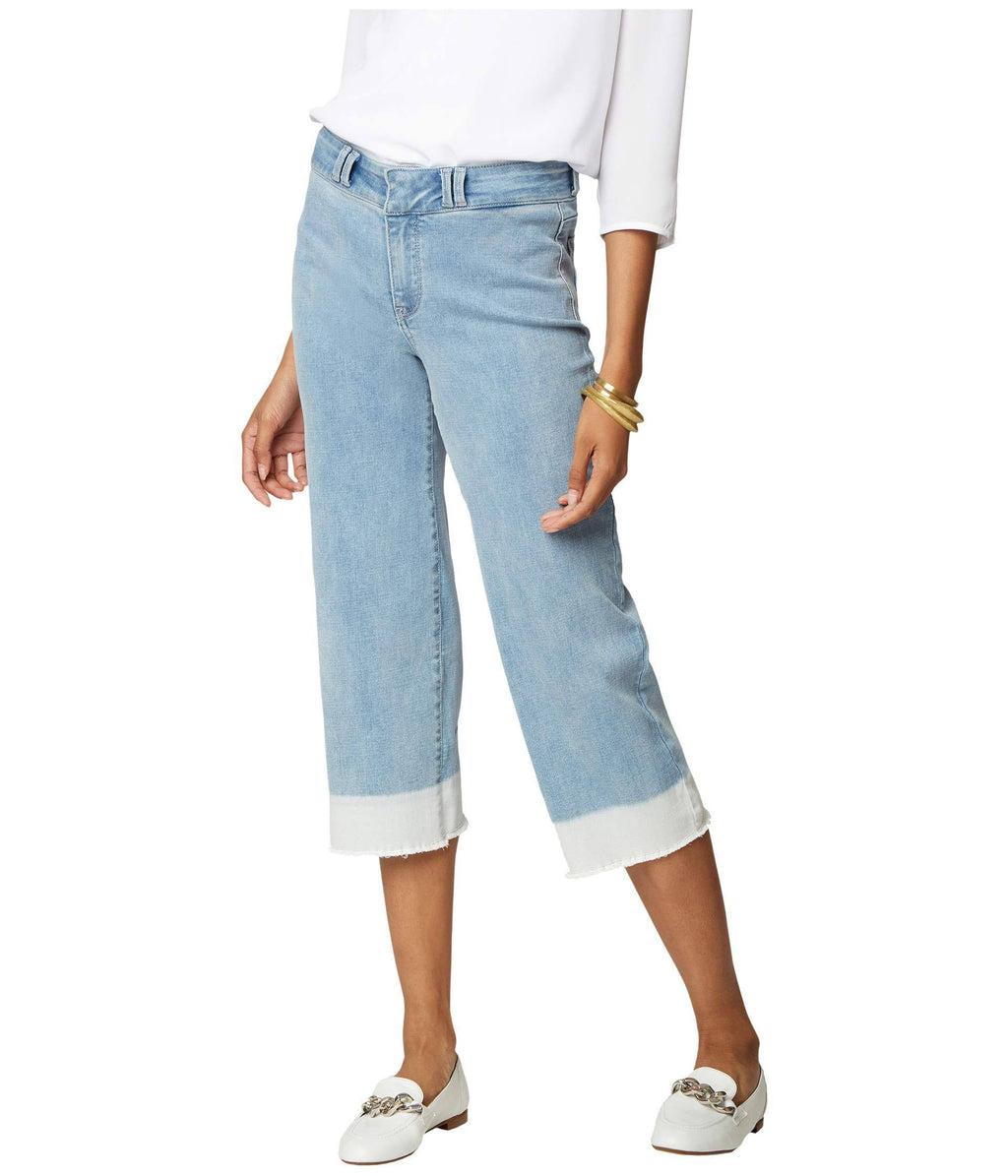 Wide Leg Capri Jean E41579