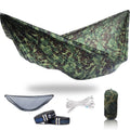 11' Camping Double Hammock with Tree Straps and Bug Net E5029