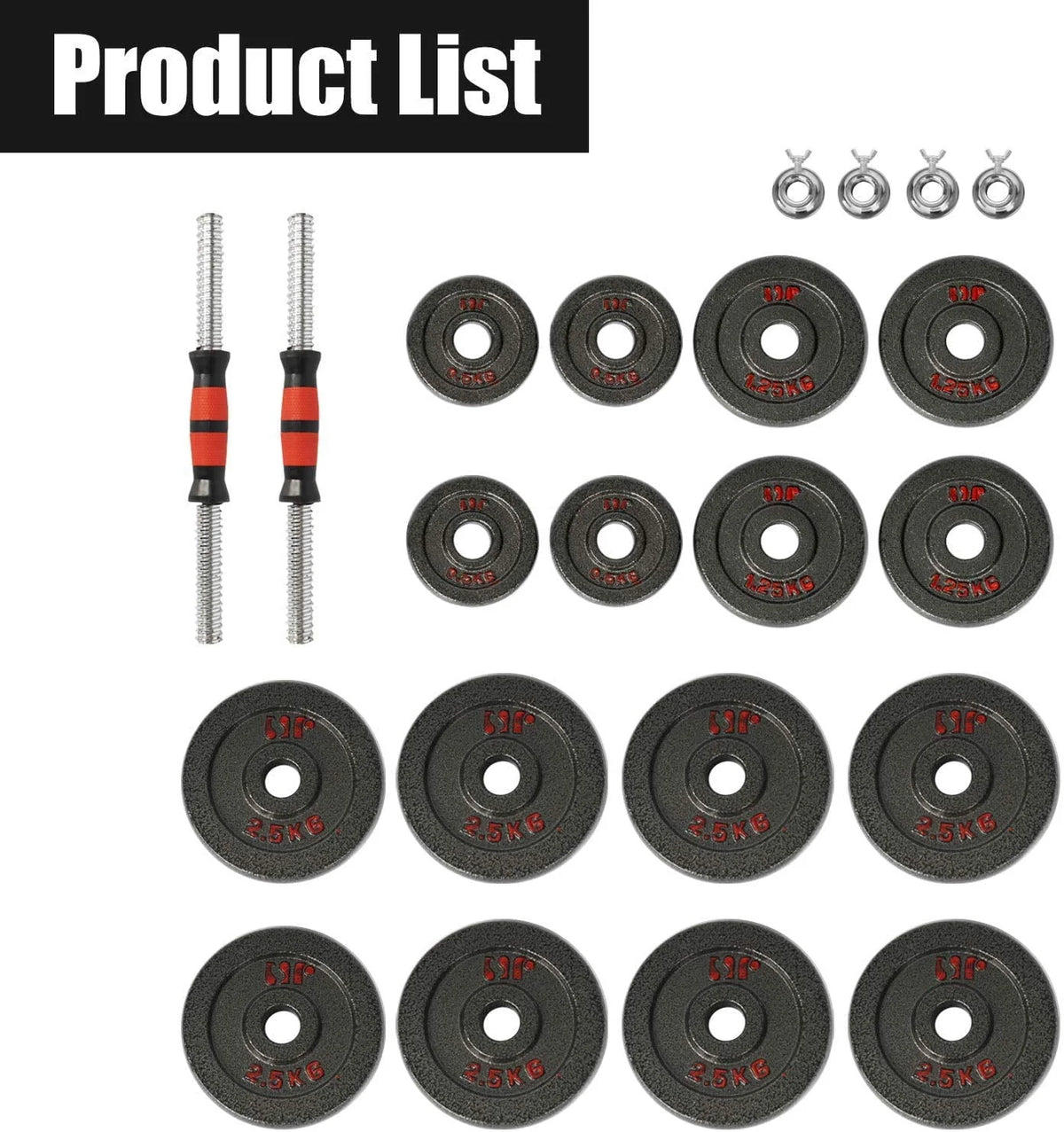 Adjustable Dumbbell Set 10-66 lbs R7282