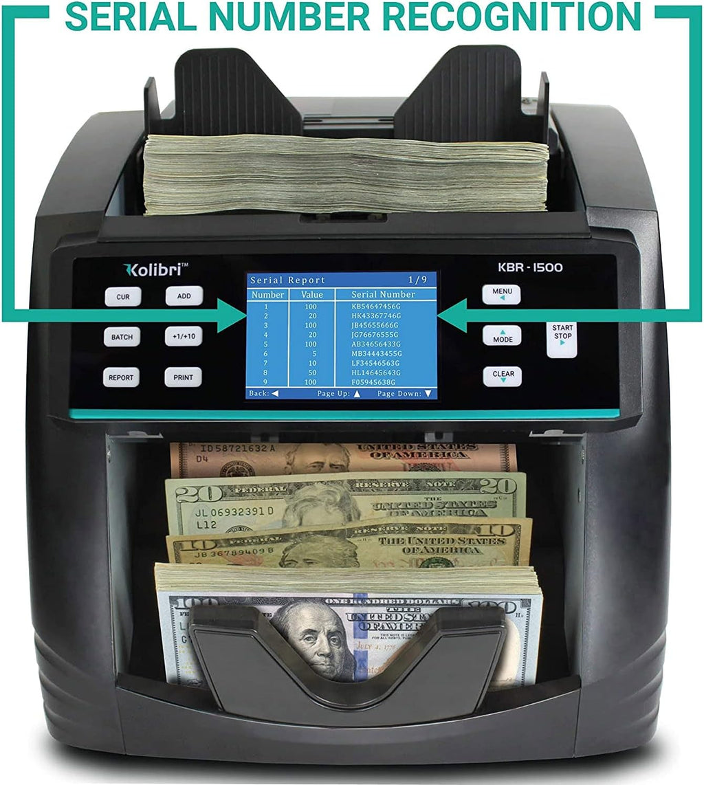 Mixed Denomination Money Counter Machine with Counterfeit Detection S604