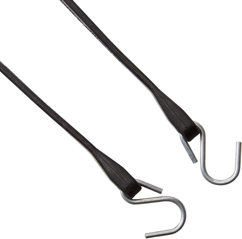 Pack of 50 41 inch Rubber Bungee Cords with Metal S Hooks L8720