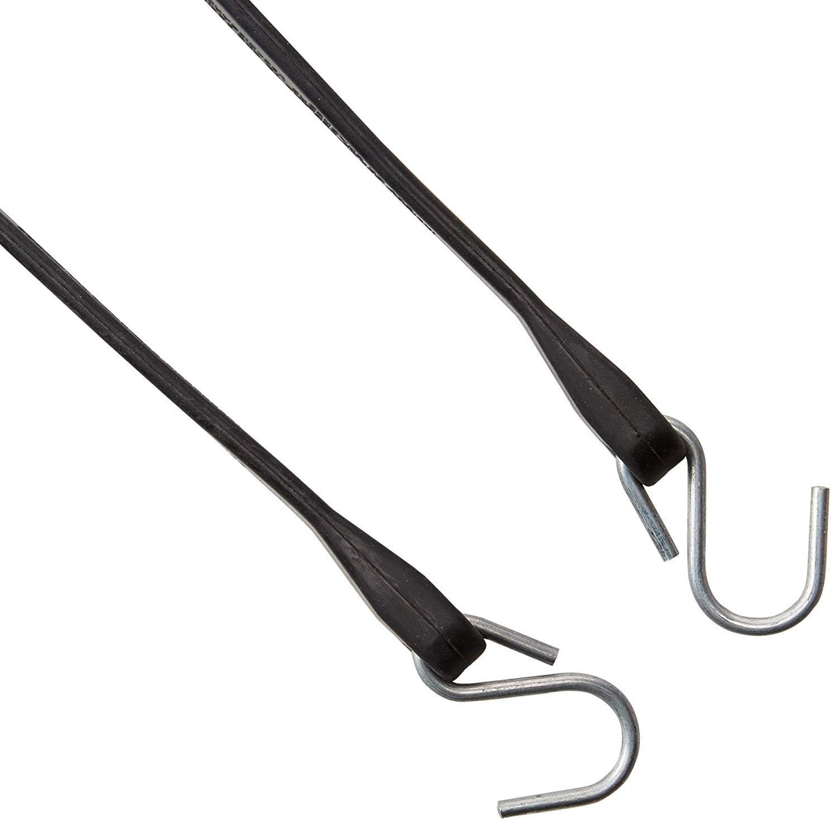 Pack of 50 41 inch Rubber Bungee Cords with Metal S Hooks L8720
