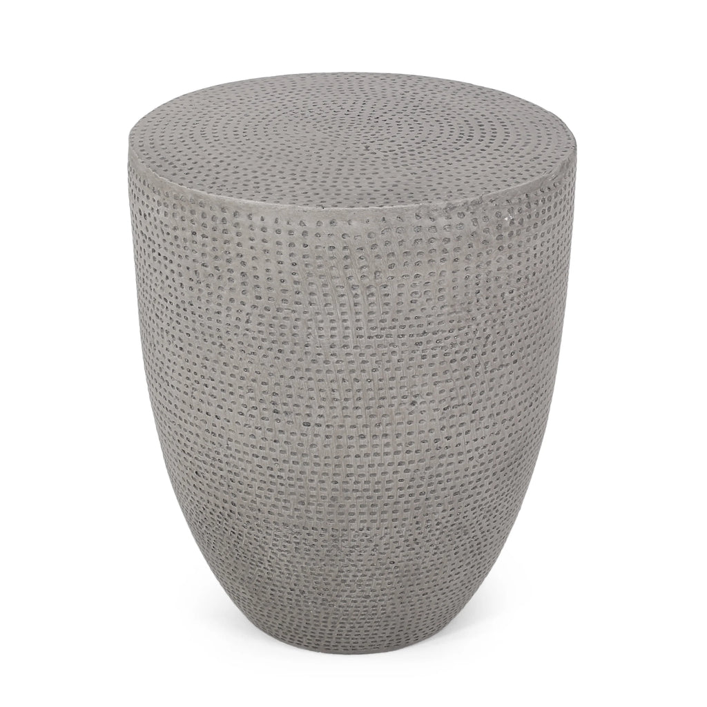 Lightweight Concrete Outdoor Side Table Q804