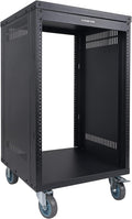 16U Steel Rack with Locking Casters O5479